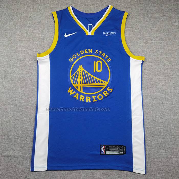 Maglia Golden State Warriors Jimmy Butler Iii No 10 Icon 2024-25 Blu
